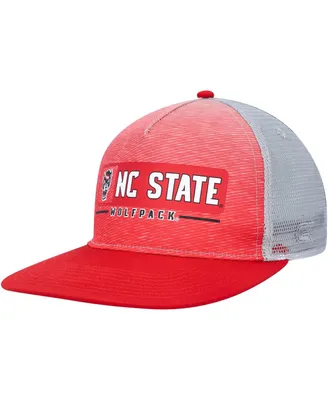 Men's Colosseum Red, Gray Nc State Wolfpack Snapback Hat