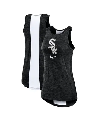 Women's Nike Black Chicago White Sox Right Mix High Neck Tank Top