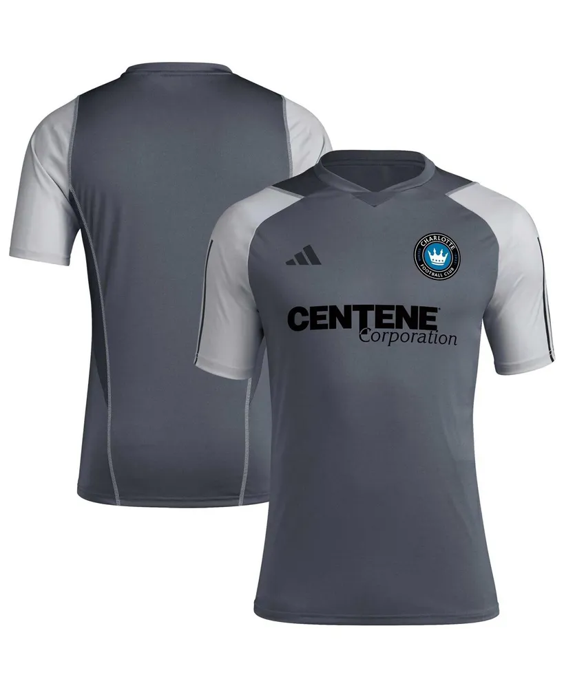 Men's adidas Gray Charlotte Fc 2023 On-Field Training Jersey