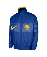 Men's Nike Royal Golden State Warriors Courtside Versus Capsule Full-Zip Jacket