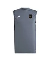 Men's adidas Gray Lafc 2023 On-Field Sleeveless Training Jersey