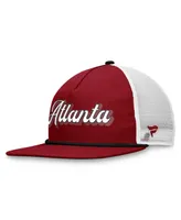 Men's Fanatics Garnet, White Atlanta United Fc True Classic Golf Snapback Hat