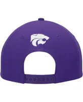 Men's Colosseum Purple Kansas State Wildcats Positraction Snapback Hat