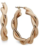 Dkny Silver Tone Or Gold Tone Assorted Hoop Earrings Collection