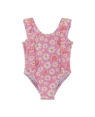 Andy & Evan Baby Girls Ruffled One Piece Swimsuit