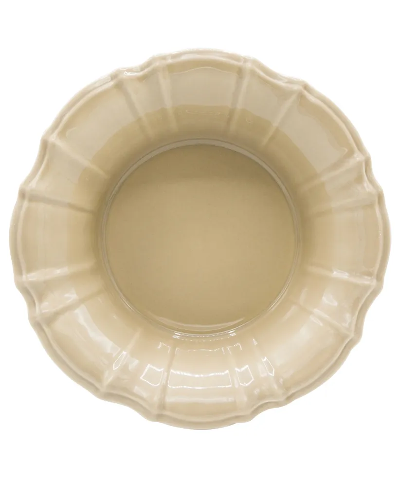 Euro Ceramica Chloe Taupe Pasta Bowl