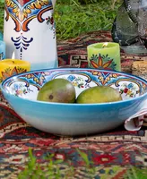 Euro Ceramica Zanzibar Serving Bowl