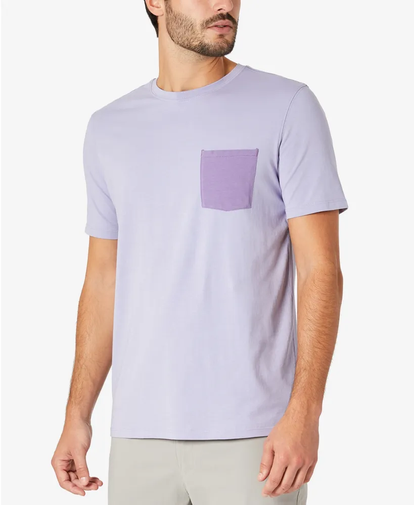 Kenneth Cole Men's Contrast Pocket Short Sleeve T-Shirt