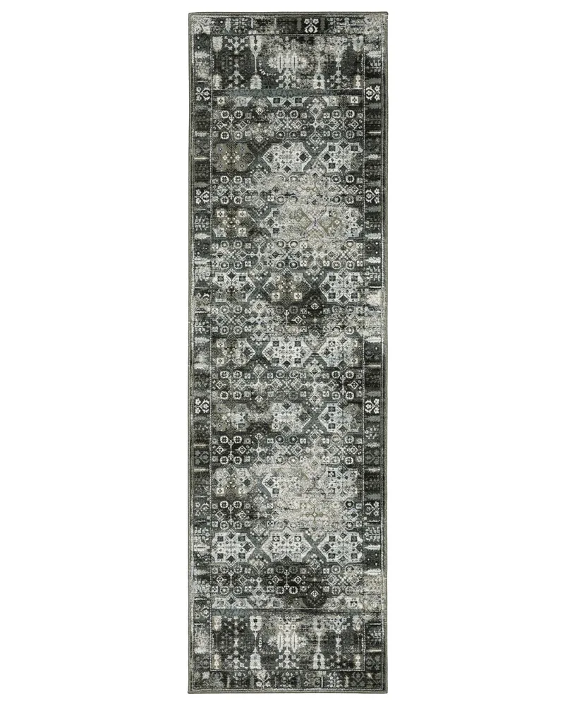 Km Home Astral 070ASL 2'3" x 7'6" Runner Area Rug