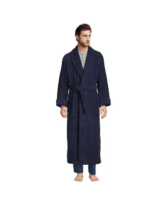 Lands' End Men's Full Length Turkish Terry Robe