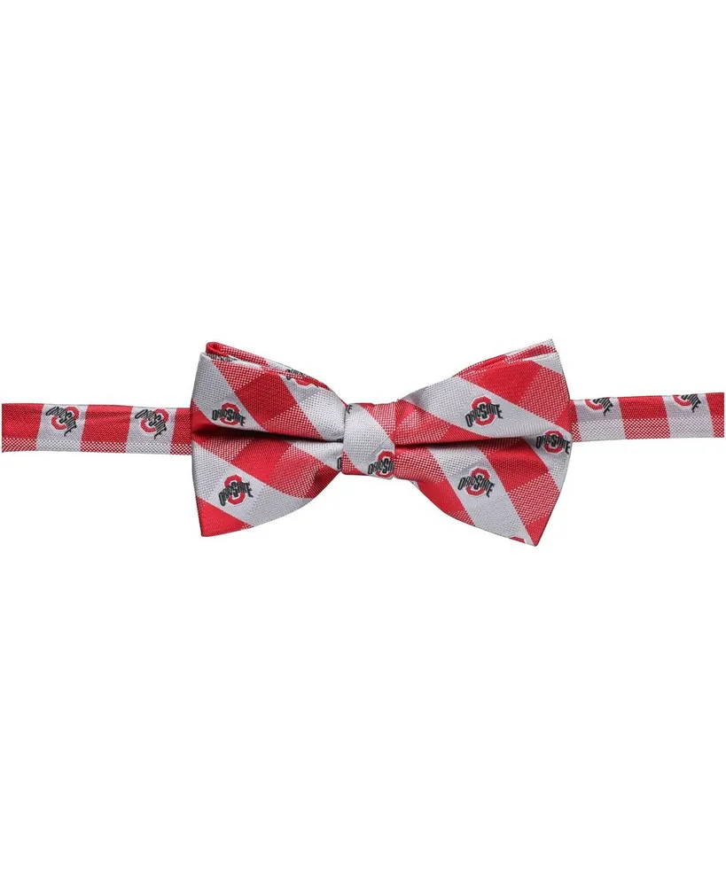 Men's Ohio State Buckeyes Check Bow Tie