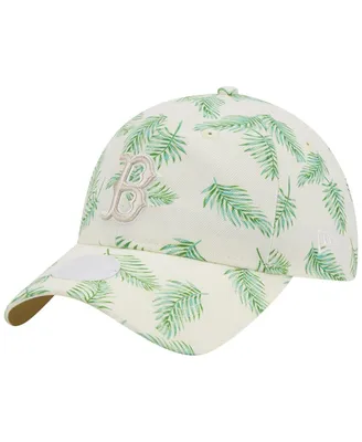 Women's New Era White Boston Red Sox Palms 9TWENTY Adjustable Hat