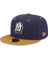 Men's New Era Navy San Antonio Missions Authentic Collection Team Alternate 59FIFTY Fitted Hat