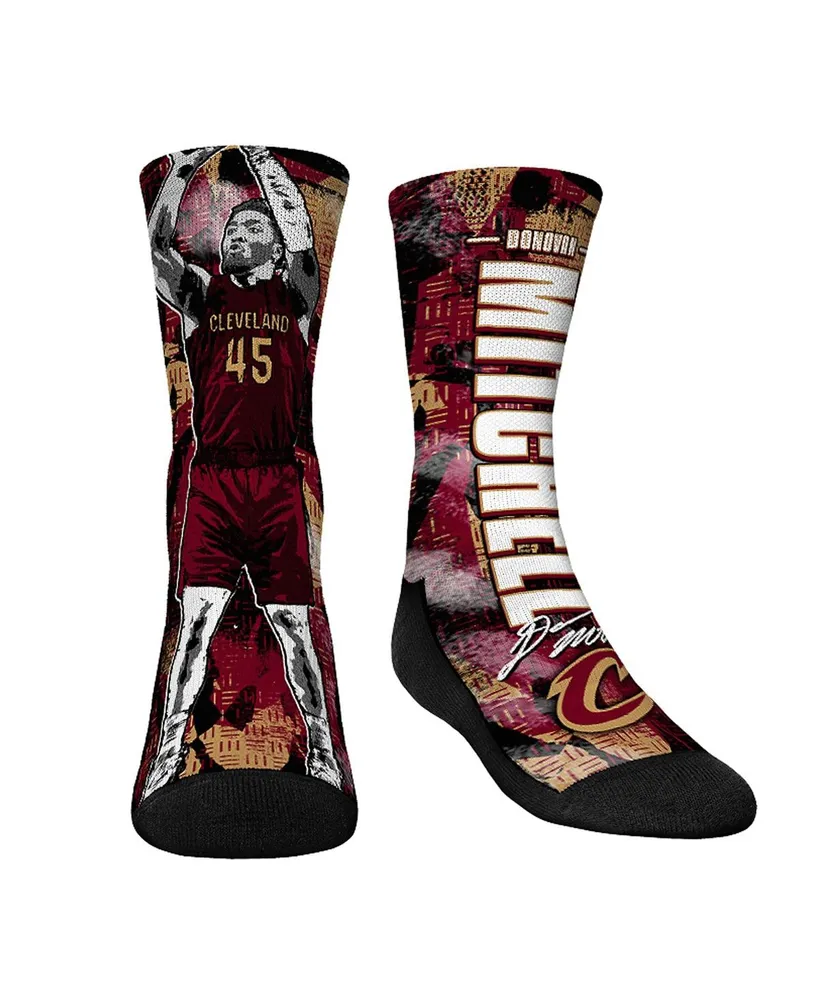 Youth Boys and Girls Rock 'Em Socks Donovan Mitchell Cleveland Cavaliers Big Player Crew Socks