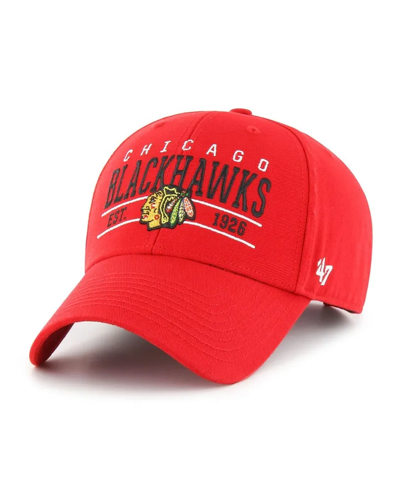 Men's '47 Brand Red Chicago Blackhawks Centerline Mvp Adjustable Hat