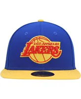 Men's New Era Blue Los Angeles Lakers Side Patch 59FIFTY Fitted Hat