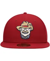 Men's New Era Red Frisco RoughRiders Authentic Collection Team Alternate 59FIFTY Fitted Hat