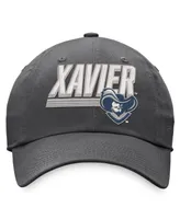 Men's Top of the World Charcoal Xavier Musketeers Slice Adjustable Hat