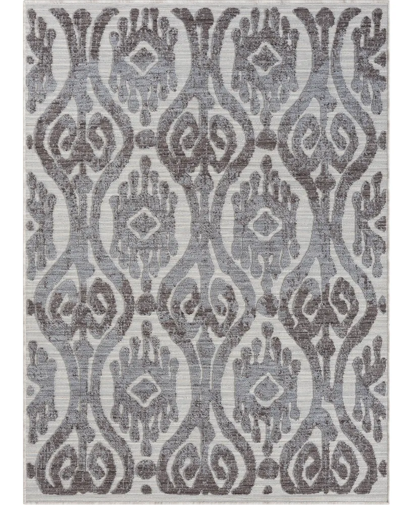 Closeout! Lr Home Wagner WAGNR82293 7'10" x 8'10" Outdoor Area Rug