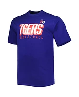 Men's Fanatics Royal, White Philadelphia 76ers Big and Tall Two-Pack T-shirt Set
