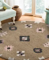 Closeout! Lr Home Valentin VLNTA03570 5' x 5' Round Area Rug