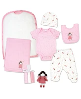 Rock-a-Bye Baby Boutique Girls Little Fairy Layette Gift, 10 Piece Set