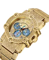 Jbw Men's Luxury Phantom 18k Gold-plated Stainless Steel Bracelet Watch, 42mm