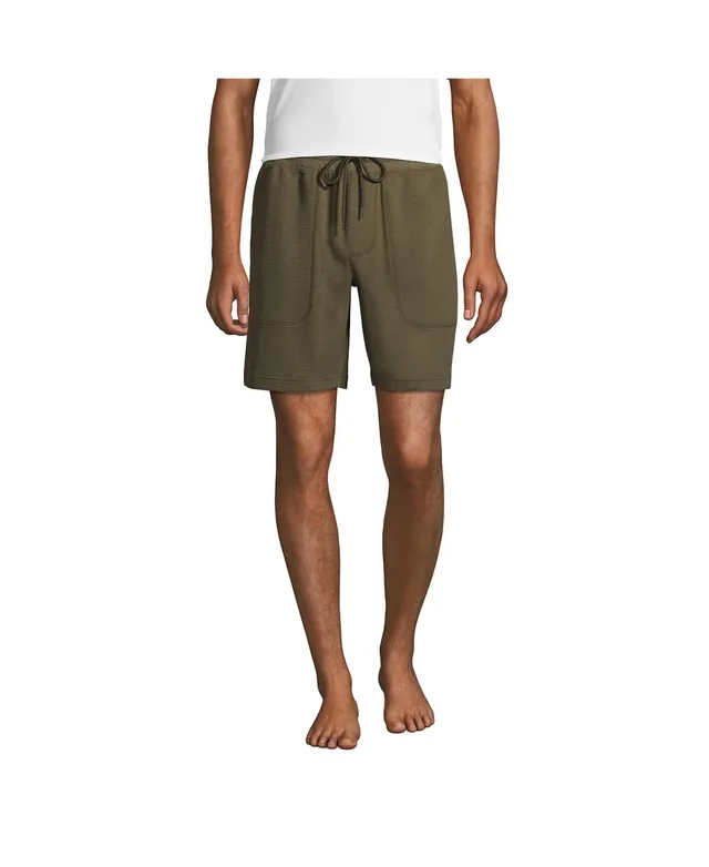 Lands' End Big & Tall Waffle Pajama Shorts