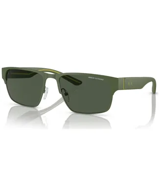 A|X Armani Exchange Men's Polarized Sunglasses, AX2046S