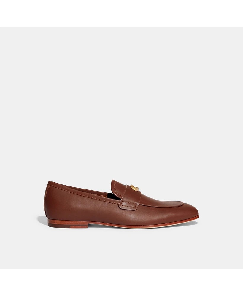 Coach Men's Sculpt C Leather Slip-On Loafers