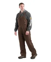 Berne Men's Heartland Insulated Washed Duck Bib Overall