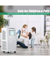 Costway 5500 Btu (8000BTU Ashrae) Portable Air Conditioner & Dehumidifier Function Remote