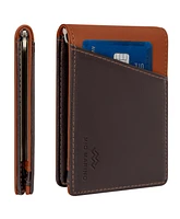 Men's Slim Bifold Wallet with Quick Access Pull Tab