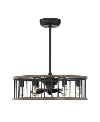 Savoy House Kona 6-Light Fan D'Lier in Sapele