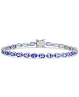 Tanzanite Tennis Bracelet (6 ct. t.w.) in Sterling Silver