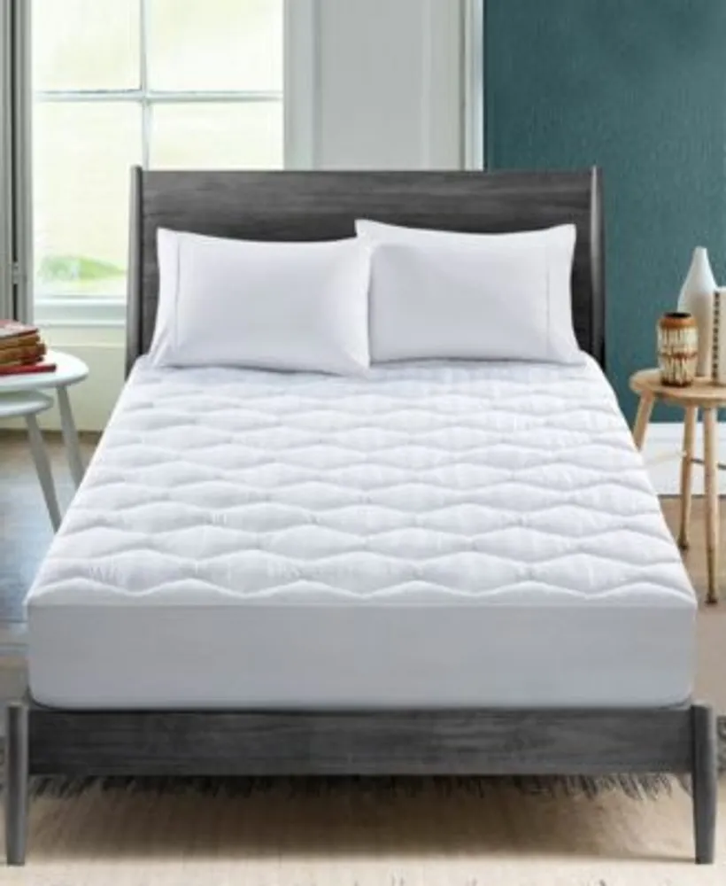 Unikome 500 Thread Count Honeycomb Quilted Fitted Mattress Pad