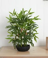 Nearly Natural 20" Bamboo Artificial Plant