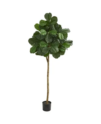 Nearly Natural 6' Fiddle leaf fig Artificial Tree