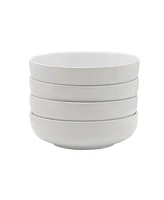 Fitz and Floyd Everyday Whiteware Small Pasta Bowls 4 Piece Set