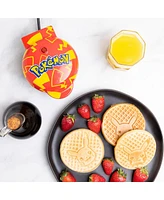 Uncanny Brands Pokemon Pikachu Mini Waffle Maker - Pokemon Kitchen Appliance