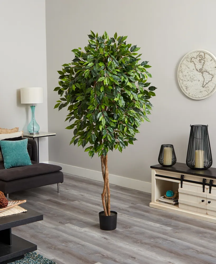 Nearly Natural 6.5' Ficus Artificial Tree