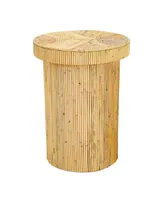 Tov Furniture Acadia Rattan Side Table