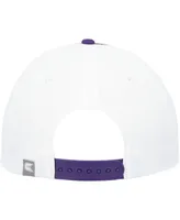 Men's Colosseum White Kansas State Wildcats Take Your Time Snapback Hat