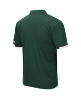 Men's Colosseum Green Michigan State Spartans Big and Tall Santry Polo Shirt