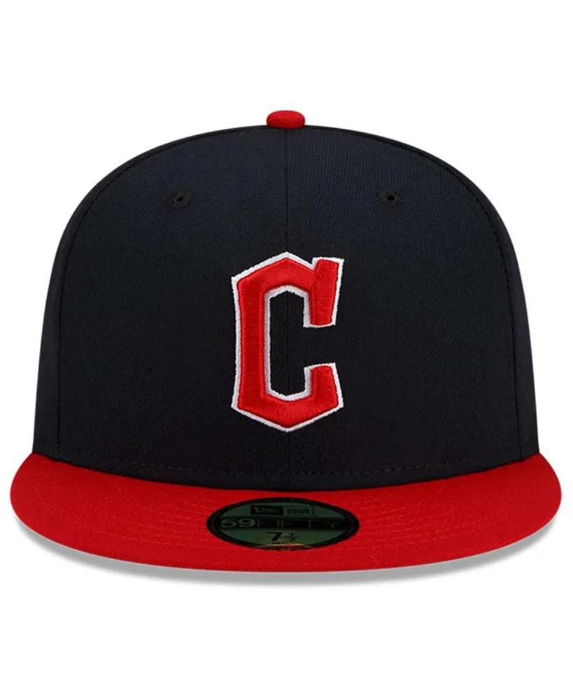 Men's New Era Navy, Red Cleveland Guardians 2023 Jackie Robinson Day 59FIFTY Fitted Hat
