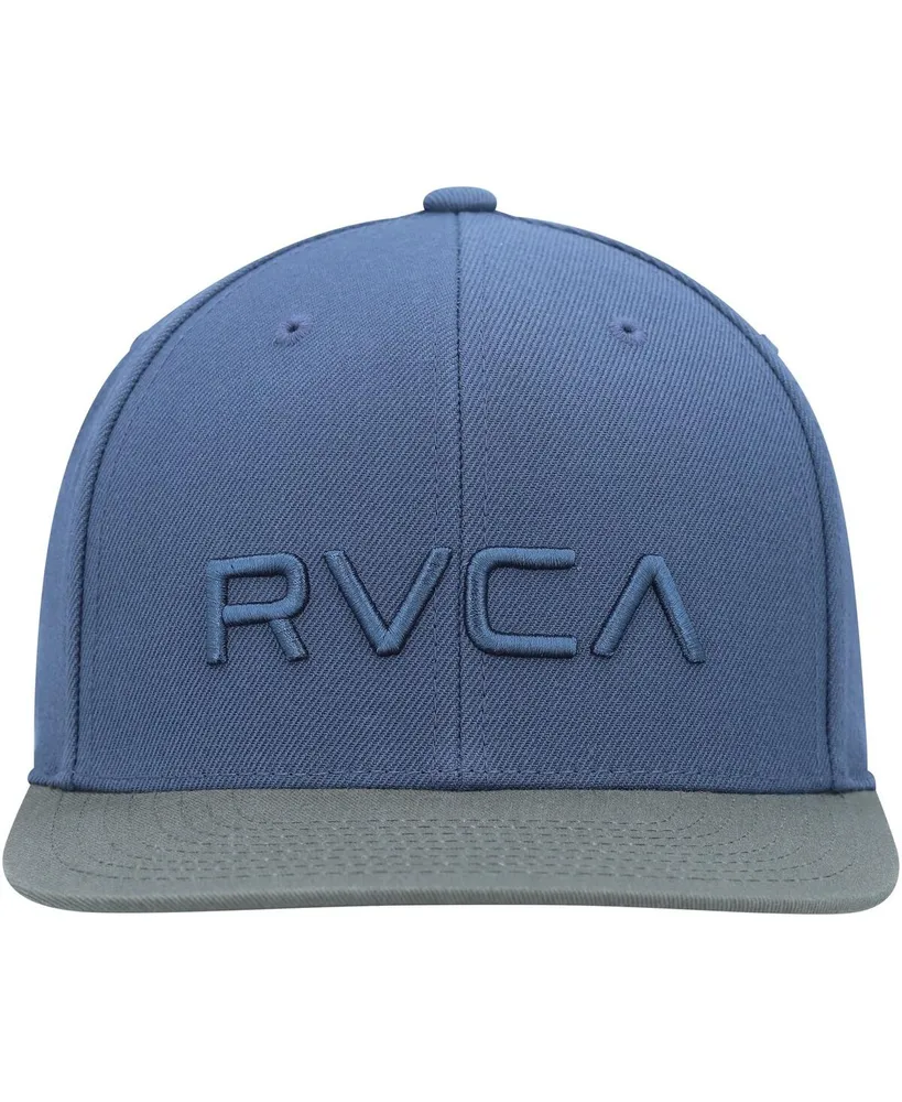 Men's Rvca Navy, Olive Twill Ii Snapback Hat