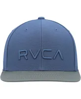 Men's Rvca Navy, Olive Twill Ii Snapback Hat