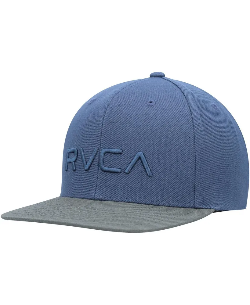 Men's Rvca Navy, Olive Twill Ii Snapback Hat