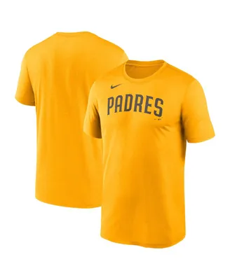 Men's Nike Gold San Diego Padres New Legend Wordmark T-shirt