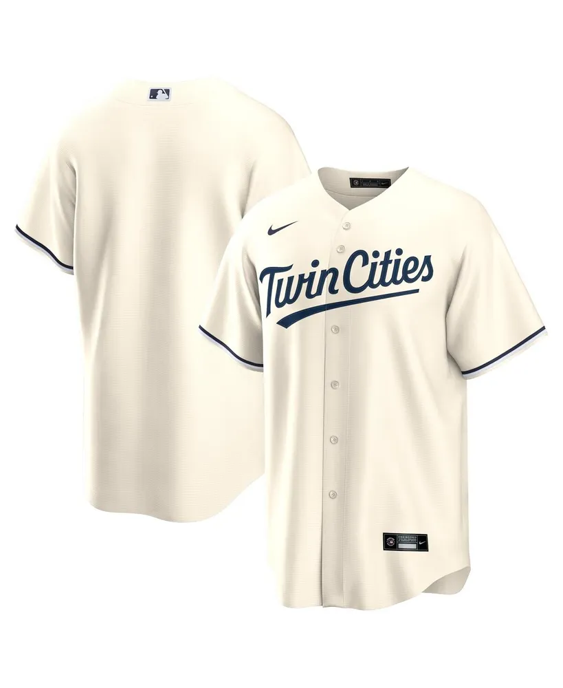 Men's Nike Cream Minnesota Twins Alternate Replica Team Jersey